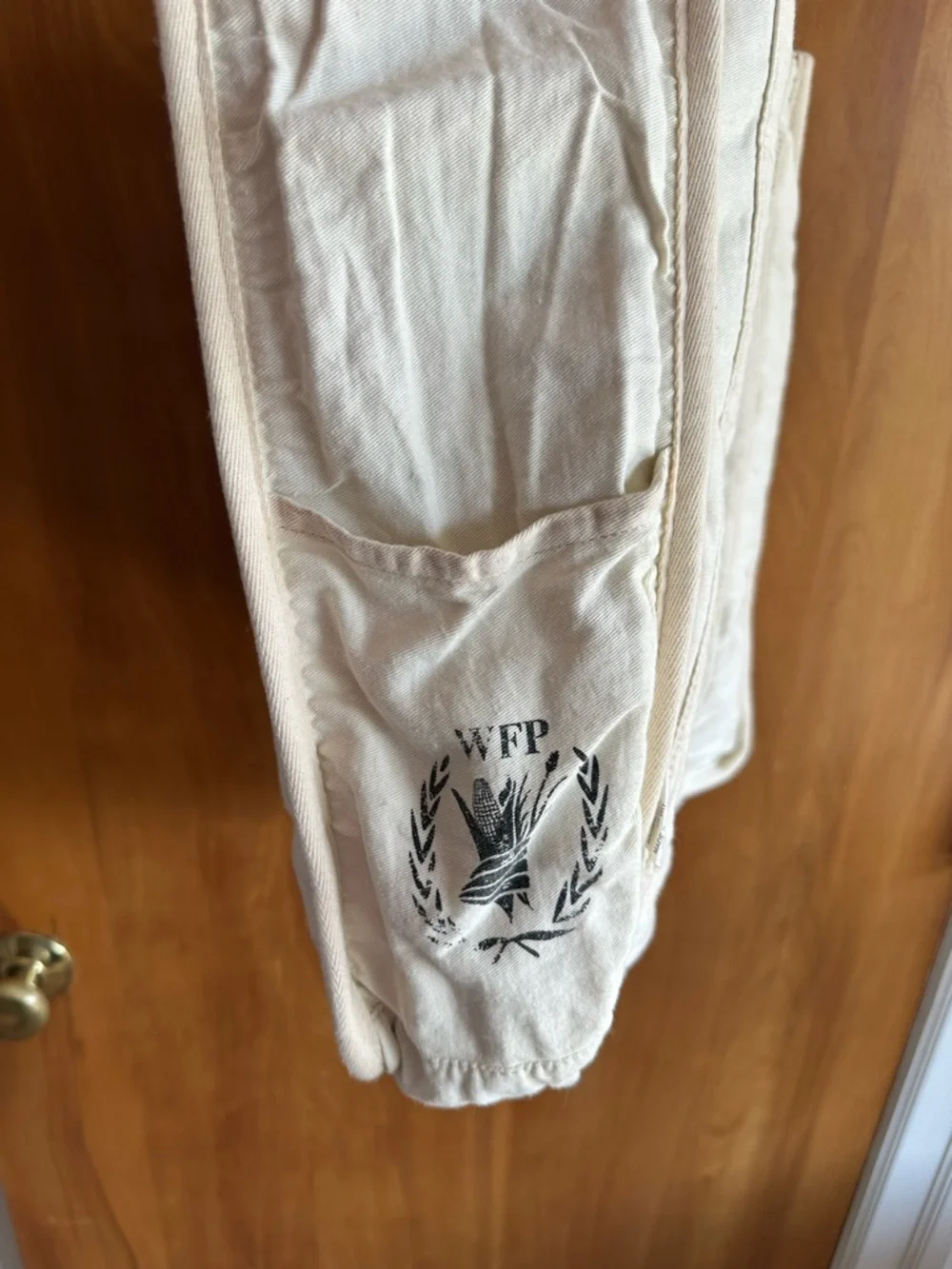 FEED Natural Canvas Tote Bag in Beige